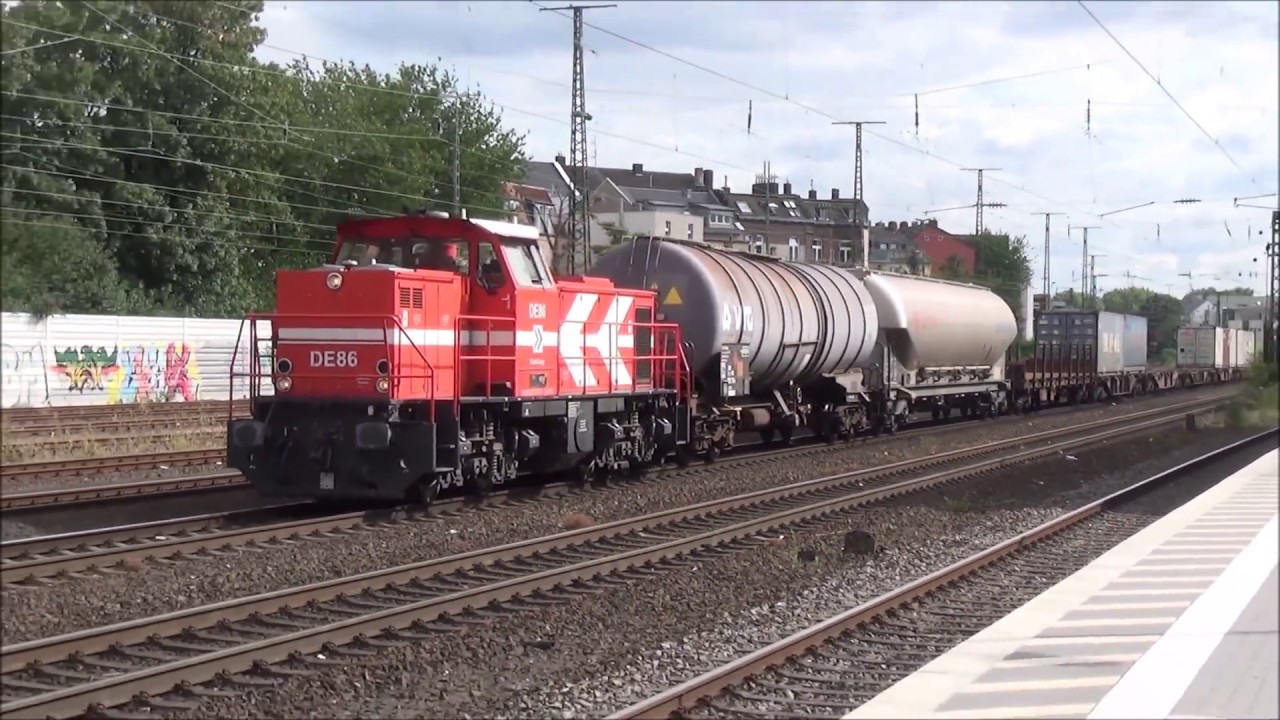 Treinen op Station Köln West