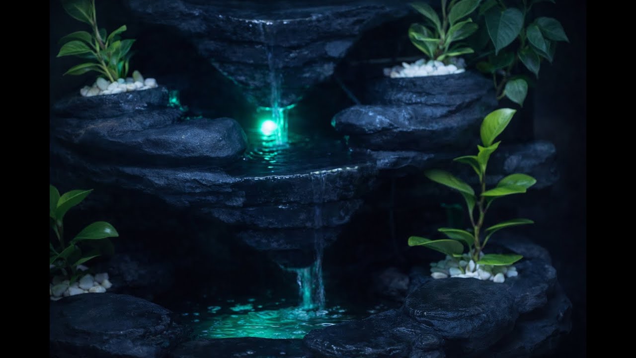 Fonte de Água com Música Relaxante 🌊 Som Contínuo para Dormir, Meditar e Acalmar a Mente