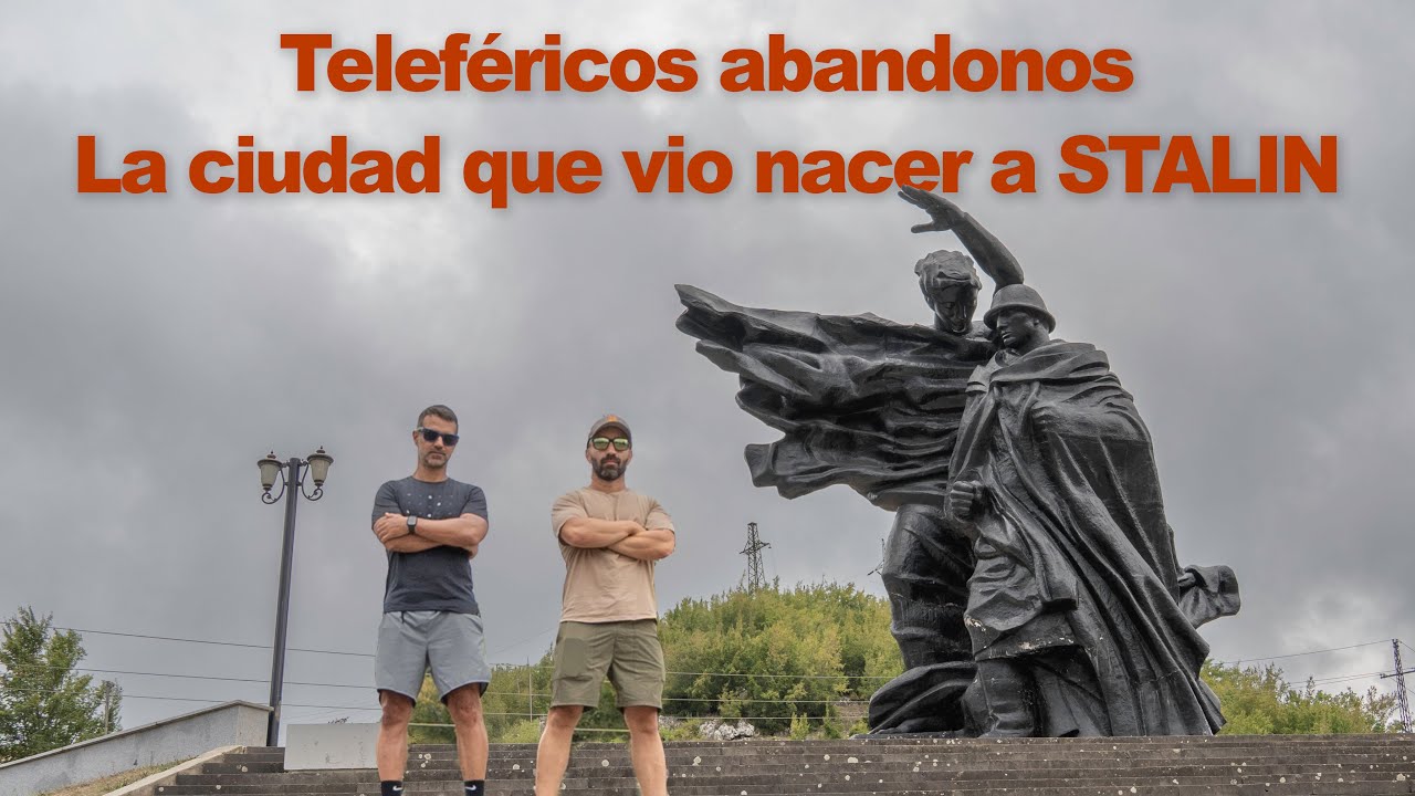 Georgia. Decenas de teleféricos abandonados en una ciudad minera