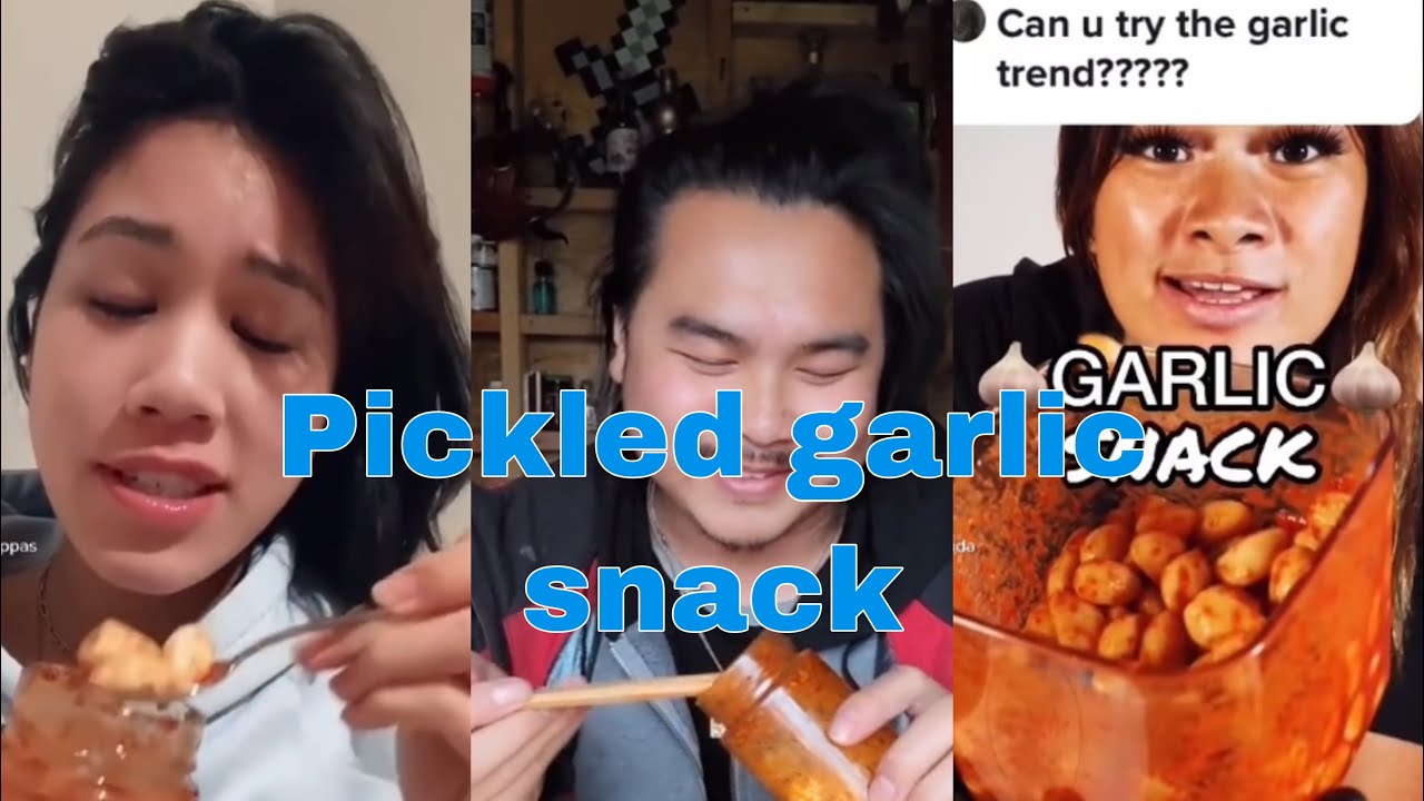 Pickled garlic with sriracha Tiktok compilations