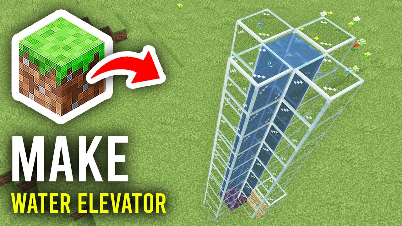 How To Make A Water Elevator In Minecraft - Full Guide