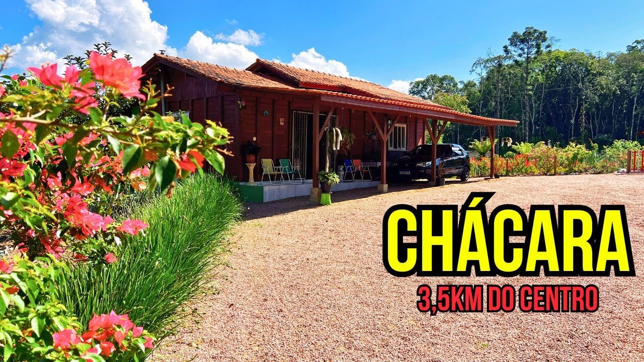 CHÁCARA 6.050M² COM CASA 180M², POMAR, HORTA E ÁGUA DE POÇO, A 3KM DO CENTRO POR R$ 390 MIL