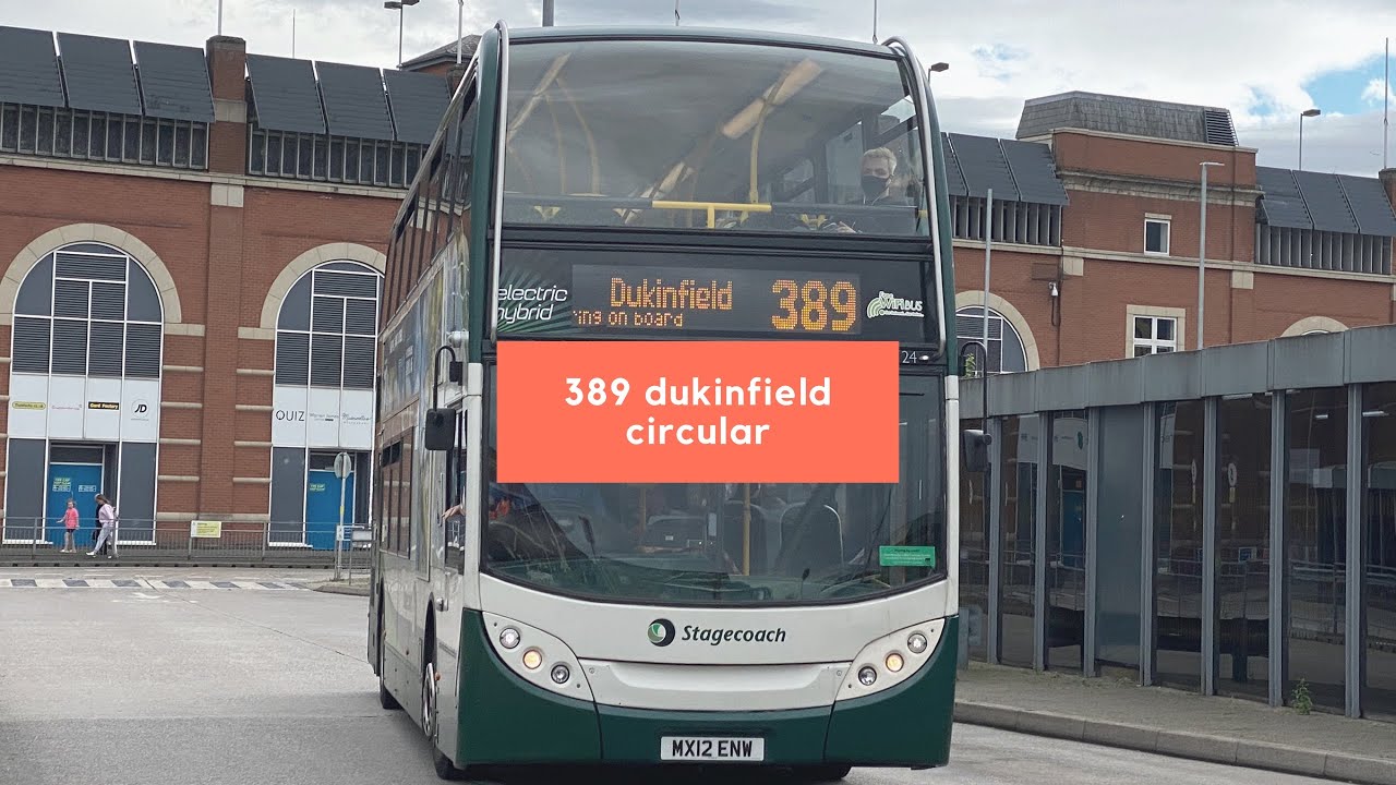 Full route 389 dukinfield circular (Ashton-under-Lyne) Stagecoach Manchester