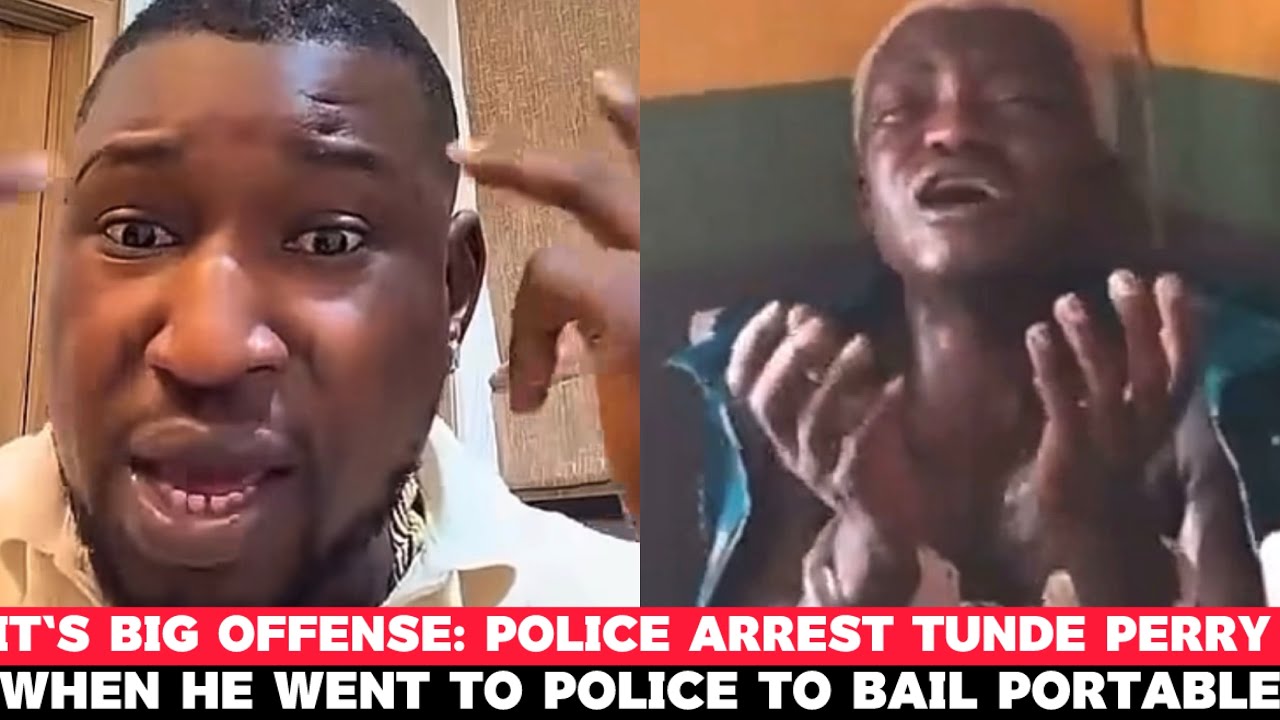 😭💔Tunde Perry Reveals PORTABLE Big Offense After Police Released Him From Prison Over Portable Bail