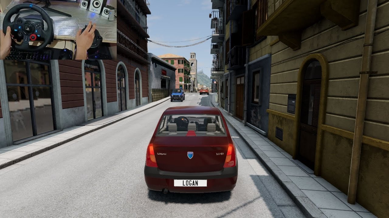 2004 Dacia Logan 1.6L MPI l Beamng Drive l LOGITECH G29 Gameplay l İtalya Yolları