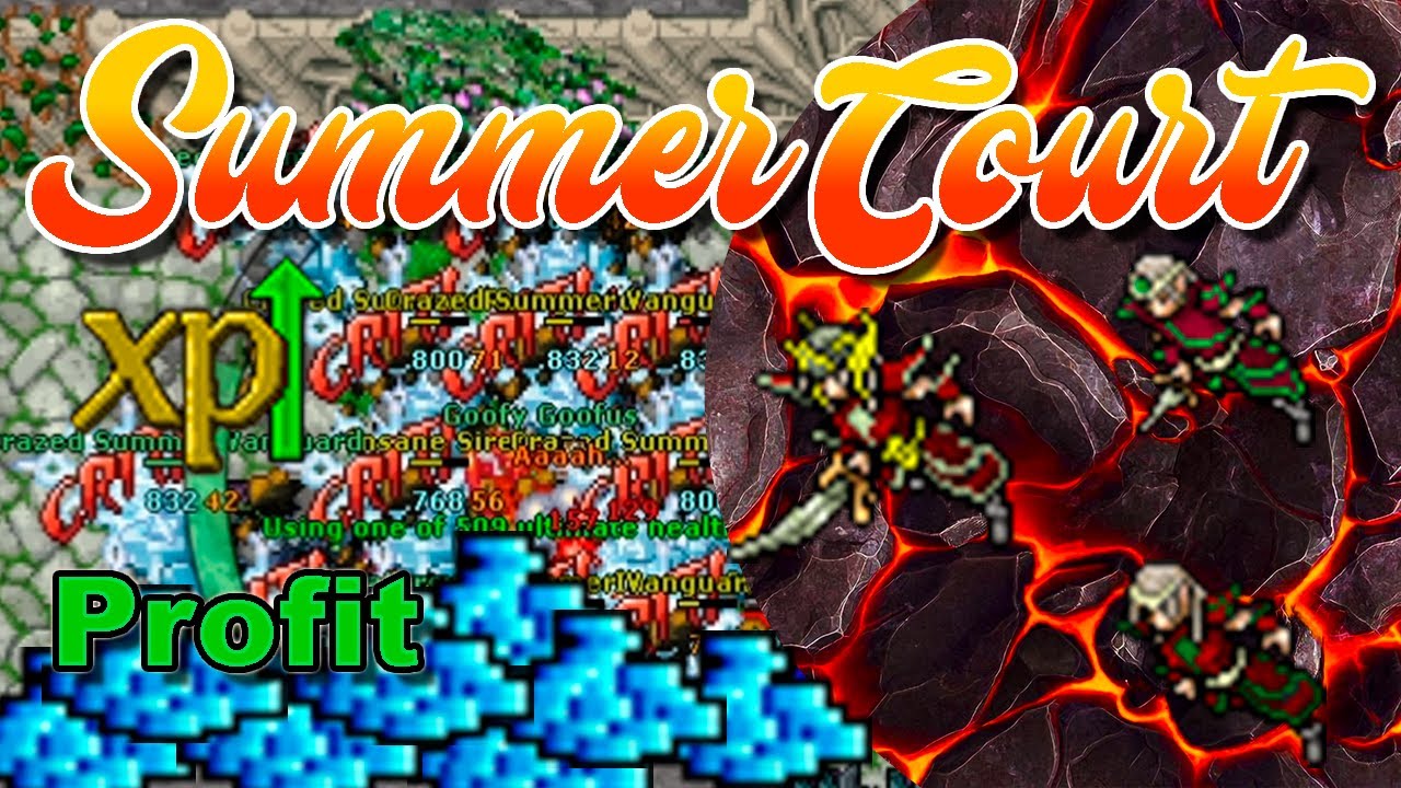 Hunt Summer Court EK SOLO (8,3kk xp/h e 700k a 900k profit) lv 600+