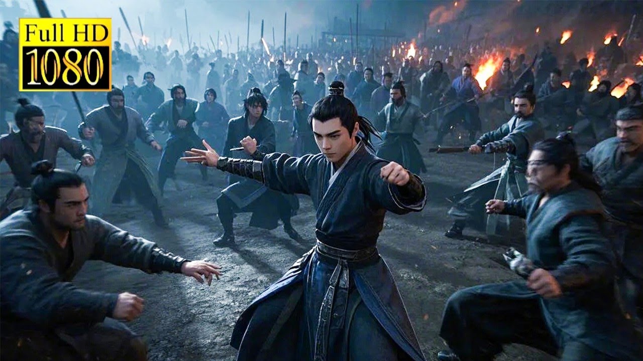 夥被仇家圍攻，不料他功夫深不可測，秒殺百名武林高手！🌞 中国电视剧 #武侠 #玄幻 #功夫 #废材 #逆袭  #中国电视剧 #说英雄谁是英雄