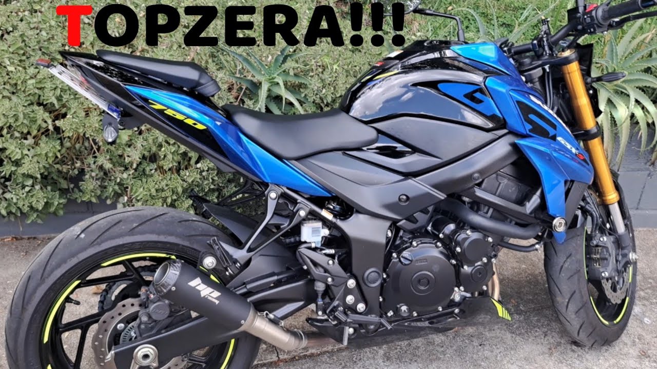 Instalei o Escape na GSX S 750 | HP Racing GP