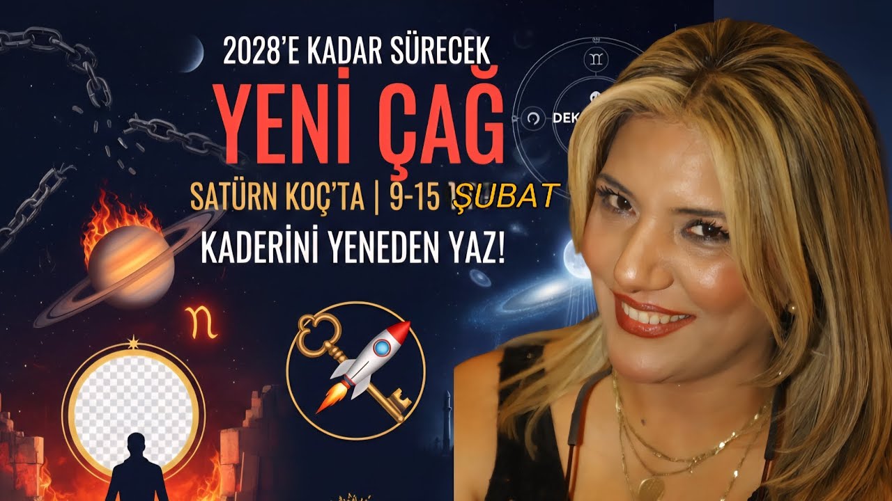 2028’E KADAR SÜRECEK YENİ ÇAĞ: SATÜRN KOÇ YOLCULUĞU!  9-15 Şubat Haftalık Burç Yorumları#astroloji 