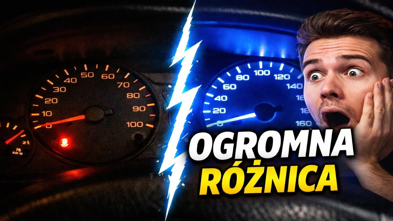 Jak wymienić PODŚWIETLENIE ZEGARÓW w samochodzie? | LED DIY