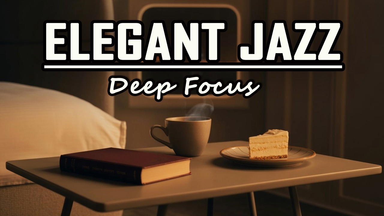 Smooth Jazz Atmosphere with Subtle R&B Groove for Focus and Relaxation