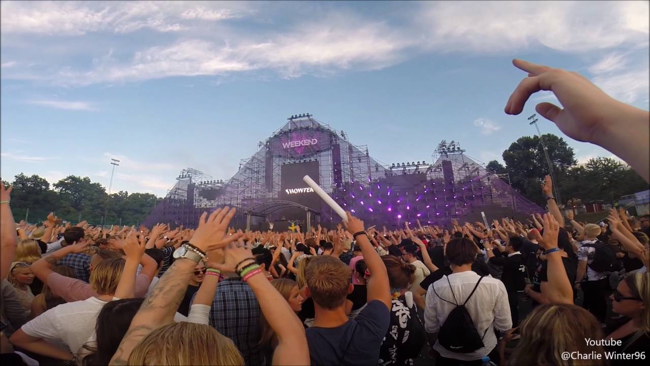 Showtek - Listen To Your Mama [New Song] Live @Weekend Festival Sweden 2016 | GoPro