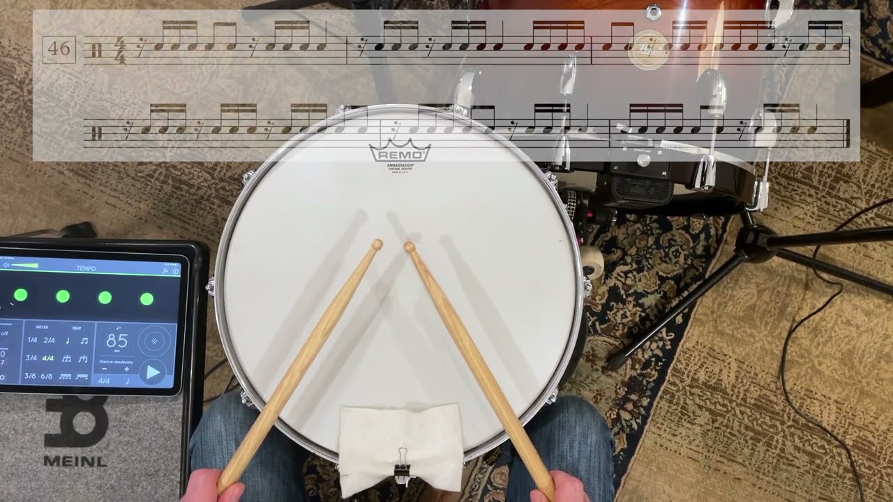 Reading Rhythms Part Nine, ex 45, 46 & 47 @85bpm by Michael Evans-Barker