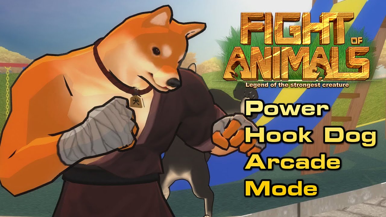 Fight of Animals: Power Hook Dog Arcade Mode