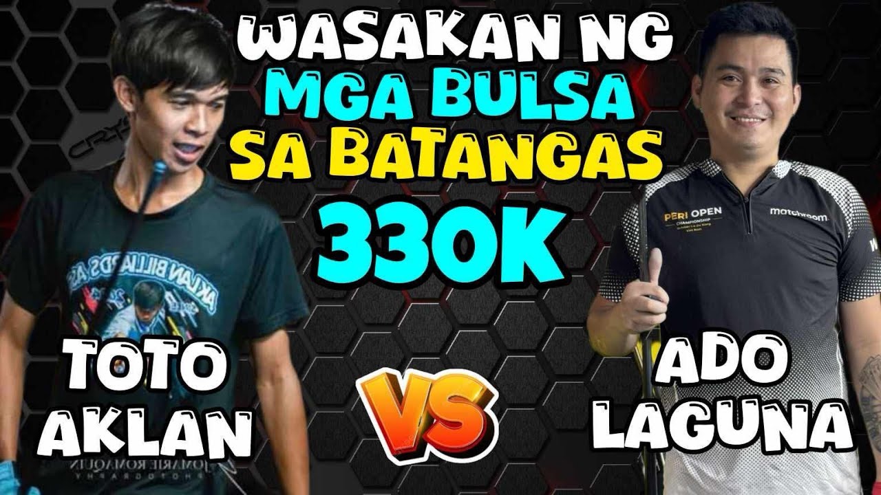 BAKBAKAN SA BATANGAS | BET 330k | TOTO AKLAN 🆚 ADO LAGUNA