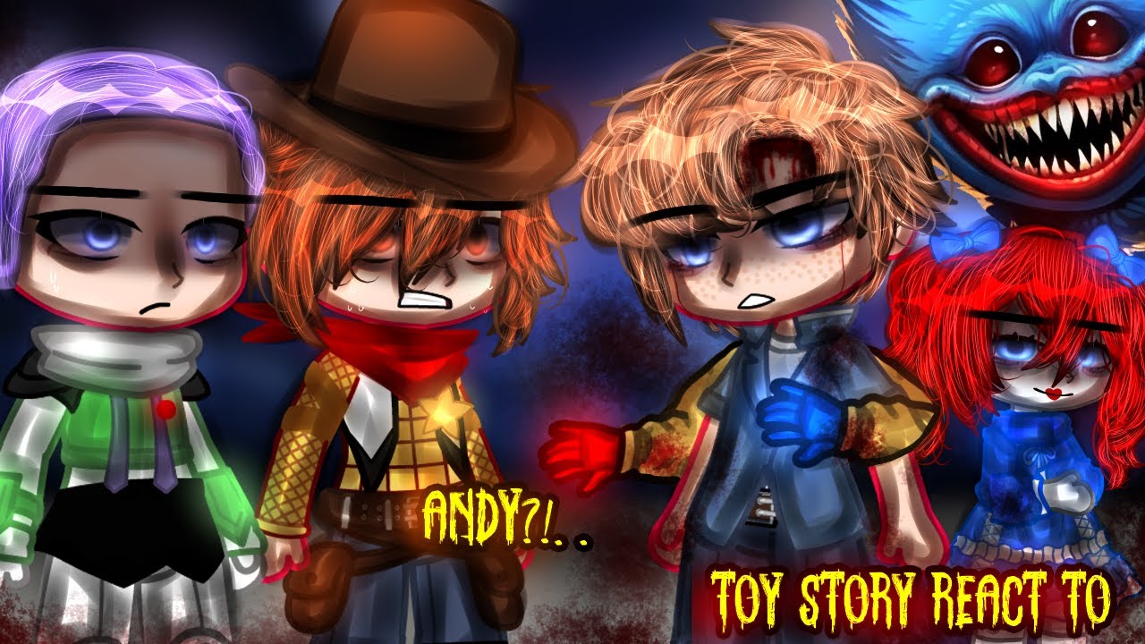Реакция «Истории игрушек» на Энди в роли игрока | Poppy Playtime, глава 4 | Gacha реакция