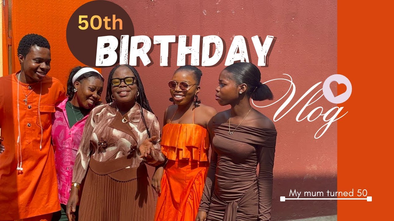 MY MOMs’ 50th BIRTHDAY (WE SURPRISED HER)