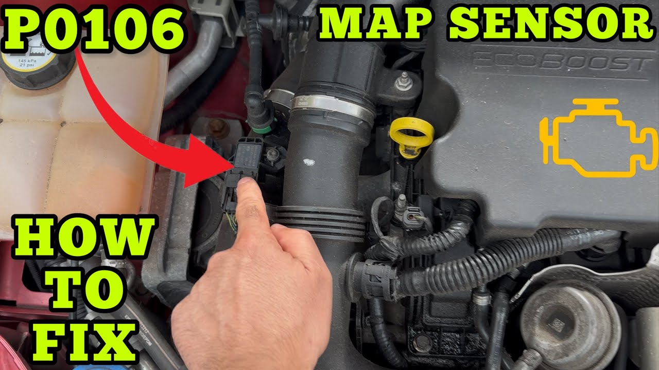 Ford P0106 MAP Manifold Absolute Pressure Sensor - HOW TO FIX