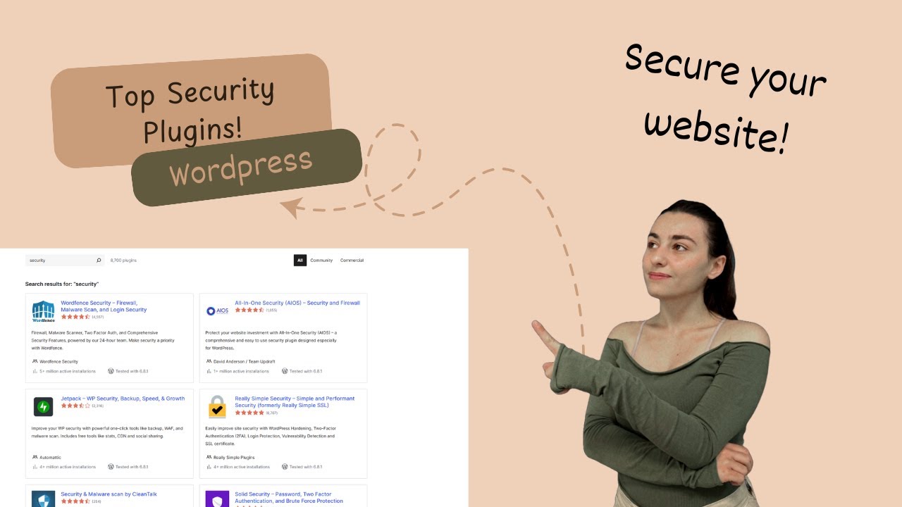 Top 5 Security Plugins for Wordpress!