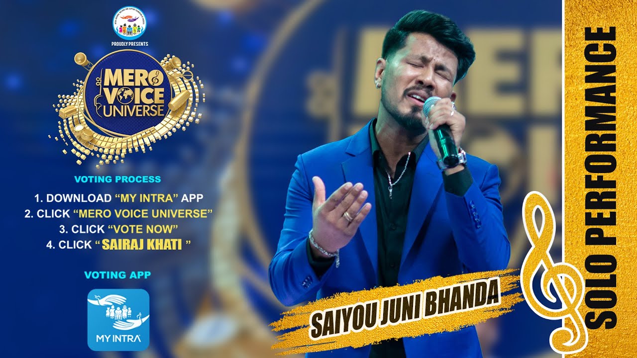 SAIYOU JUNI BHANDA || SAIRAJ KHATI || TOP 08 || MERO VOICE UNIVERSE||