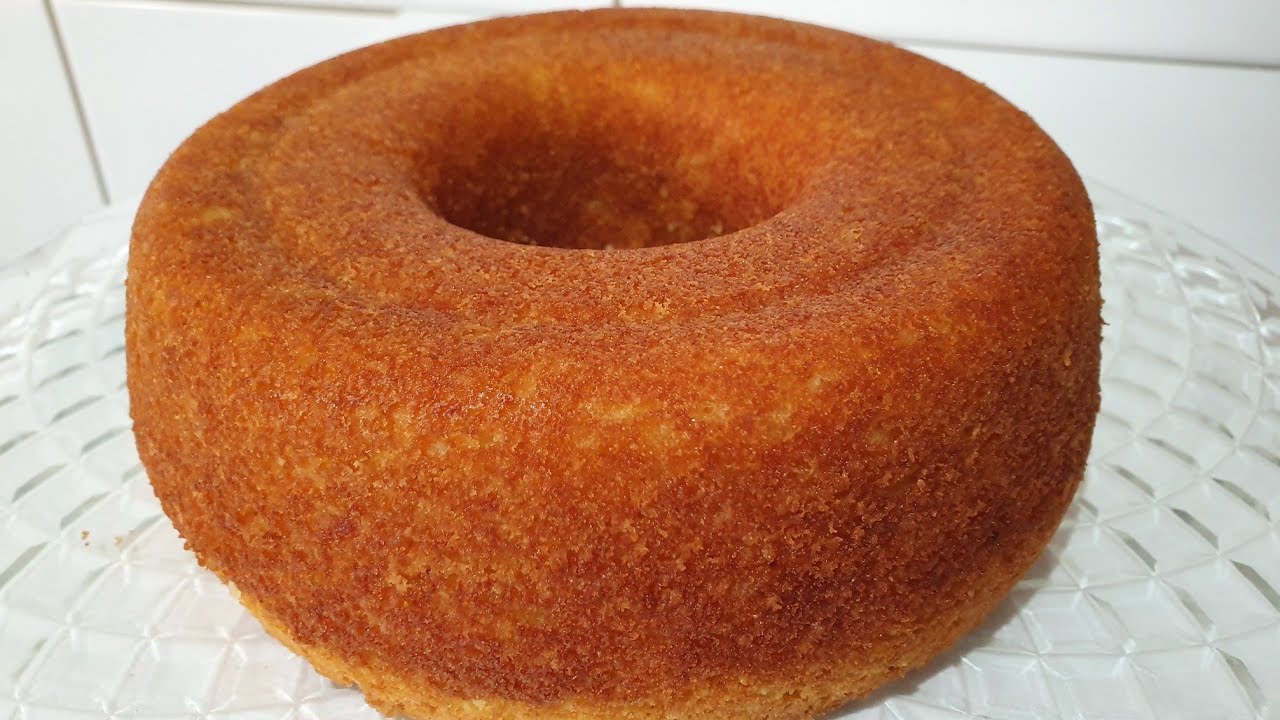 BOLO DE LARANJA COM FARINHA DE AMÊNDOAS