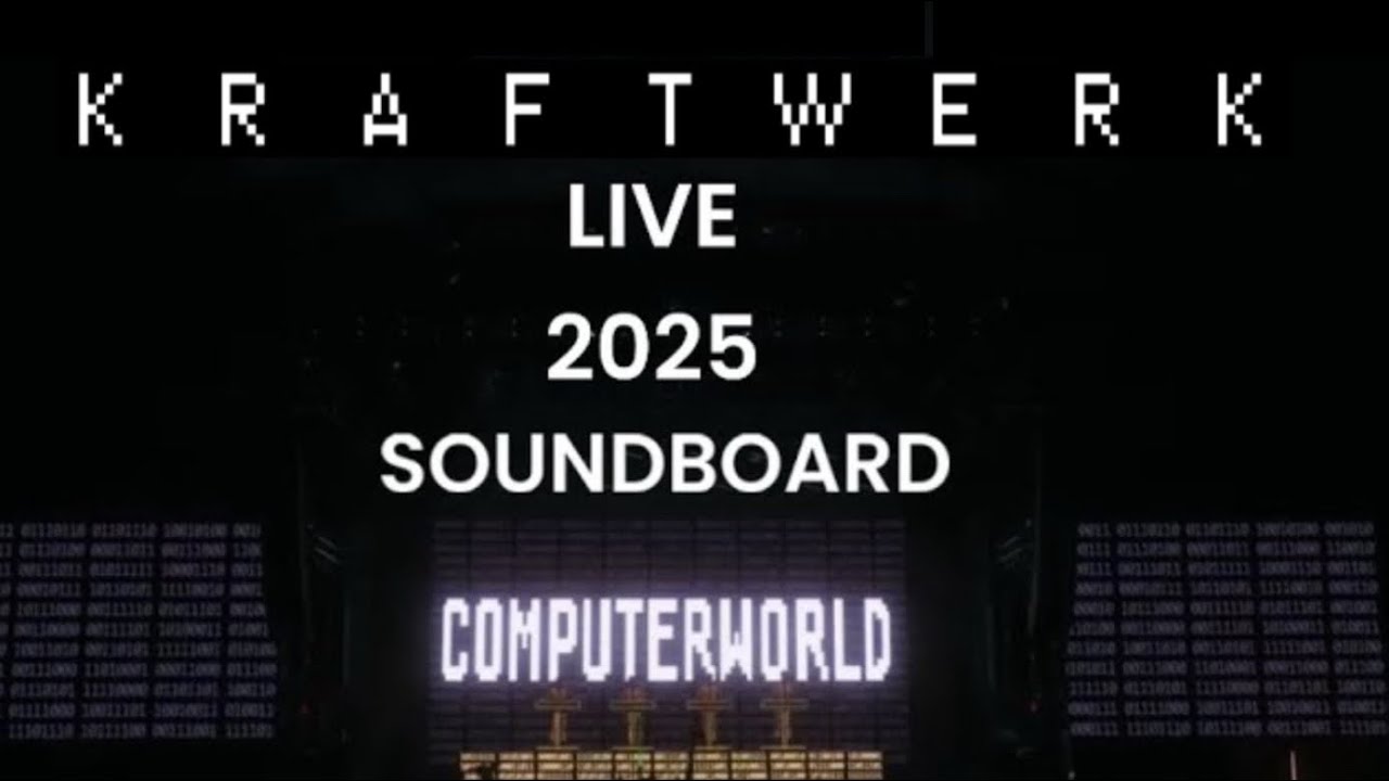 Kraftwerk live 2025 Coachella soundboard