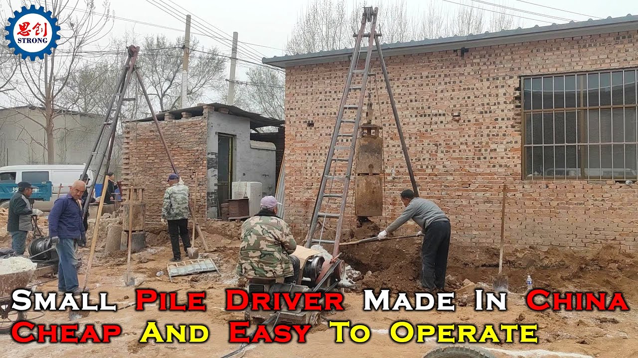 Small Pile Driver Cheap Drilling Rig Machine