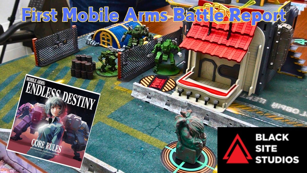 Battle Report for Mobile Arms: Endless Destiny from @BlackSiteStudios #miniaturewargaming #skirmish