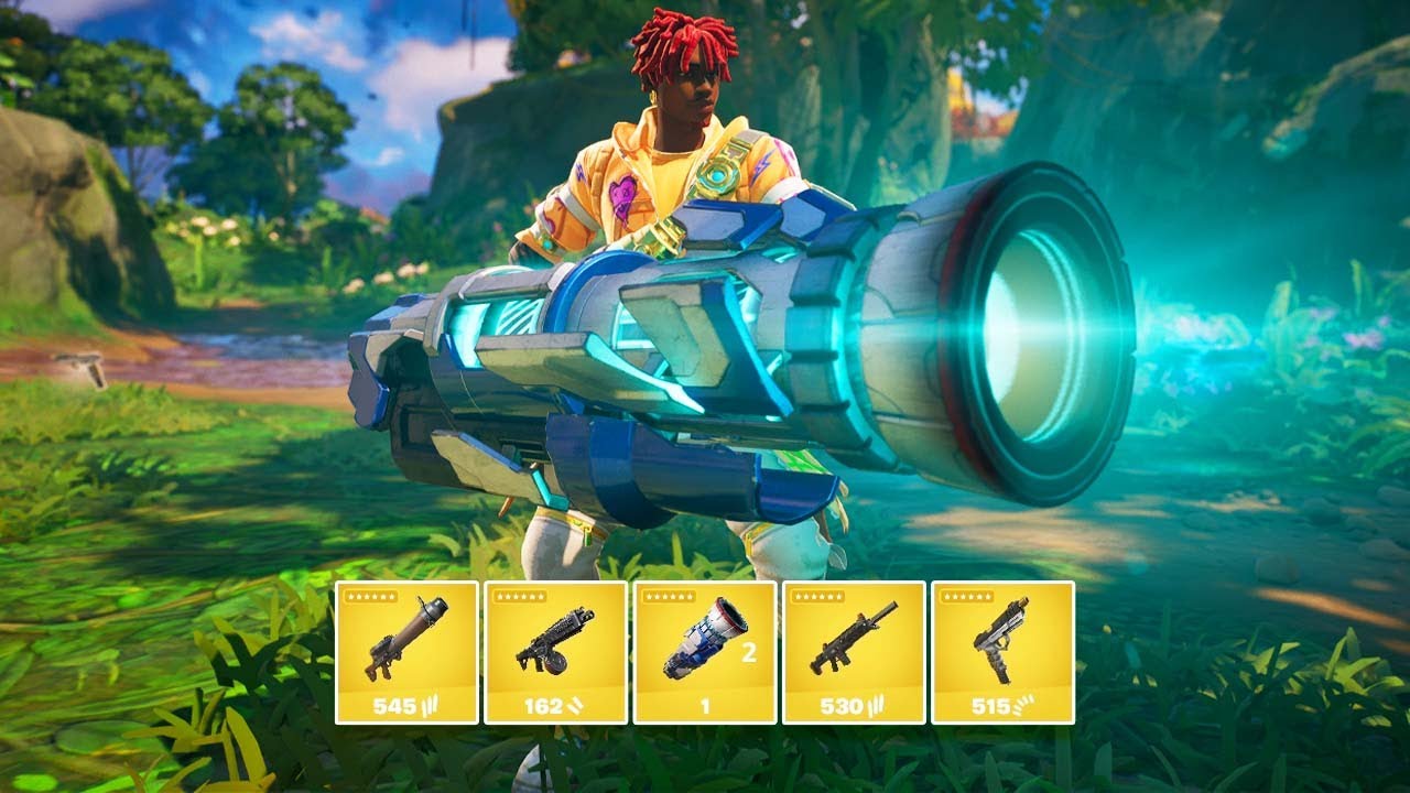 Fortnite Getting All Mythic Weapons in One Game..? (v25.00)