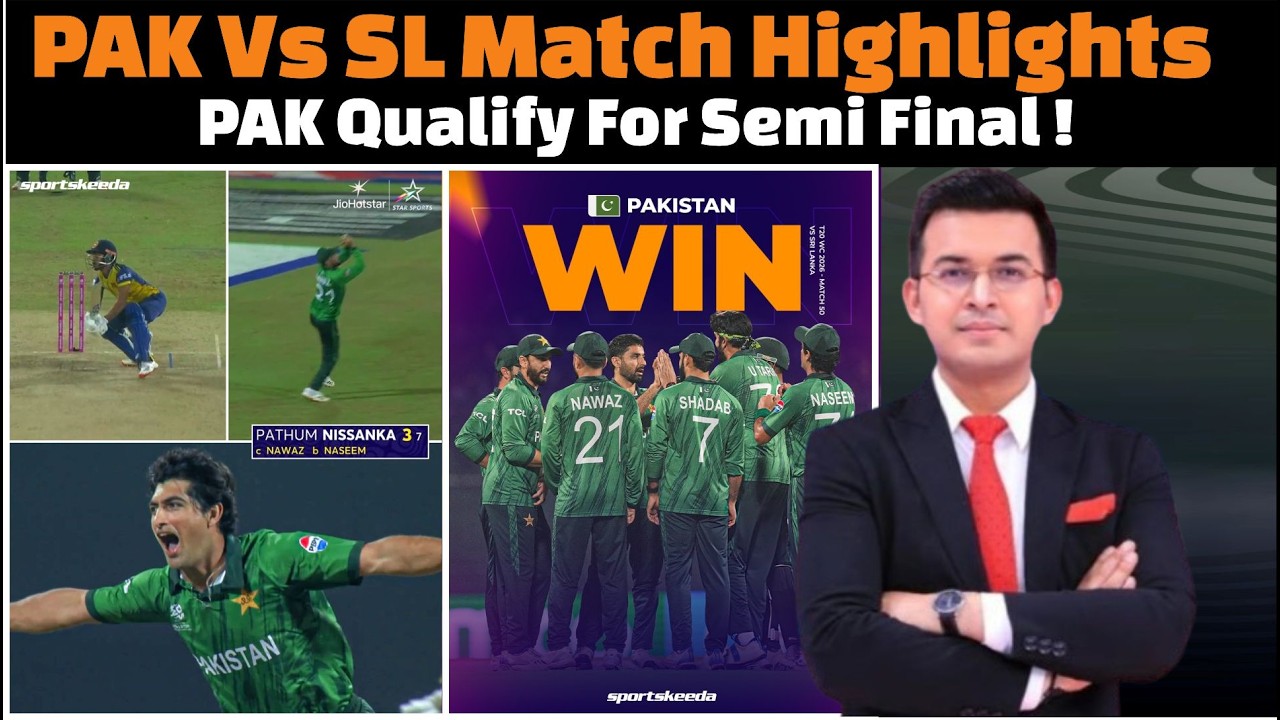 Pakistan Vs Sri Lanka Match Highlights / Pakistan Beat To Sri Lanka .