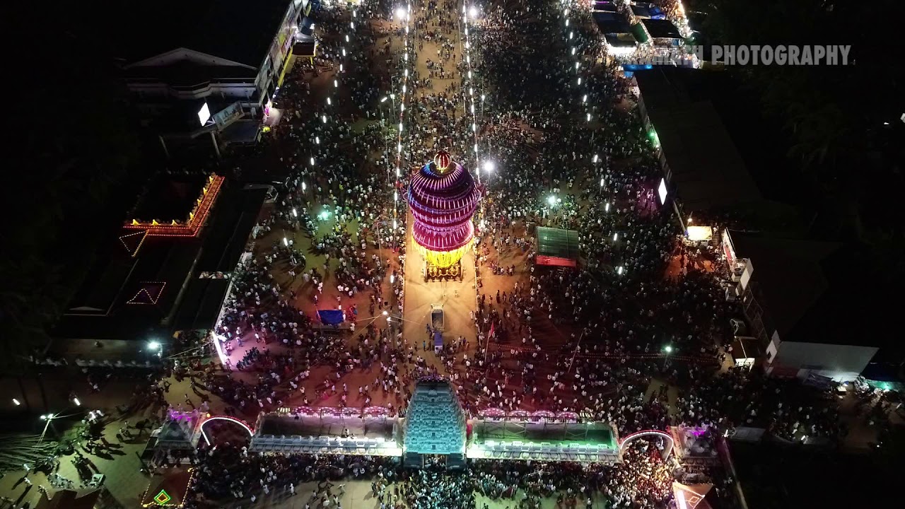 //PUTTUR JATRE 2018 HD// PUTTUR SHREE MAHALINGESHWARA TEMPLE//AERIAL VIDEO//