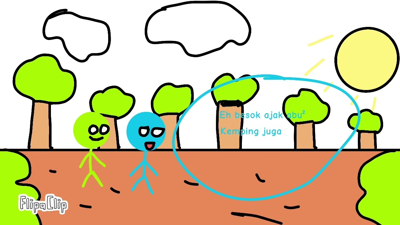 ANIMASI STICKMAN EPS 3: KEMPING 🗿