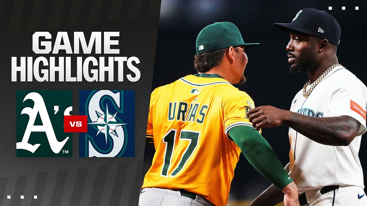 A's vs. Mariners Game Highlights (3/27/25) | MLB Highlights
