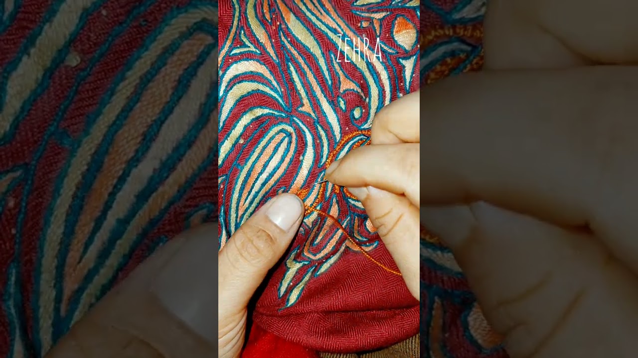 Last step of sozni work#zameen Baren#kashmiri sozni work#zameen barny ka tarika#shortvideo