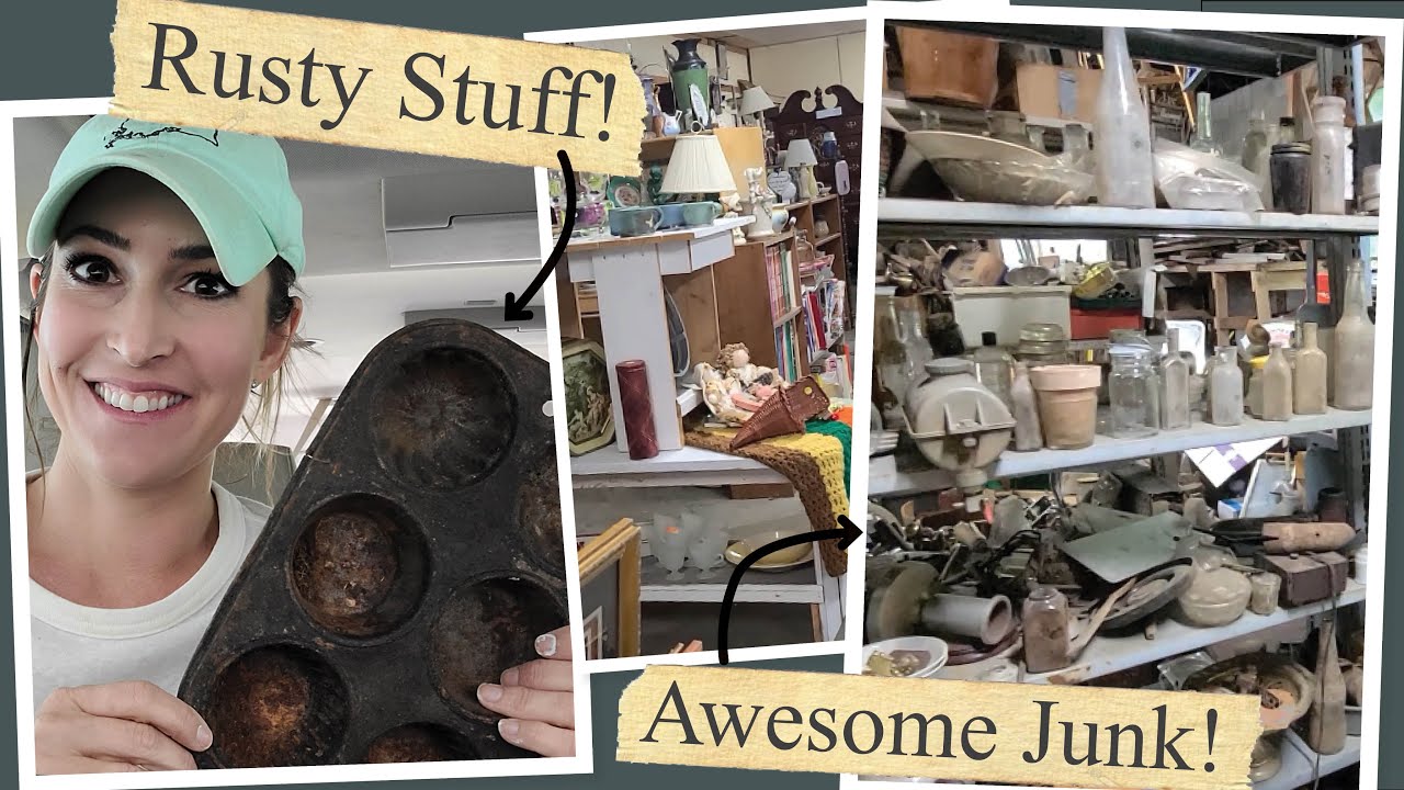 Thrift Store Shopping • Shop with Me • Lots of Rusty Stuff • Junk Stores • Thrift Haul