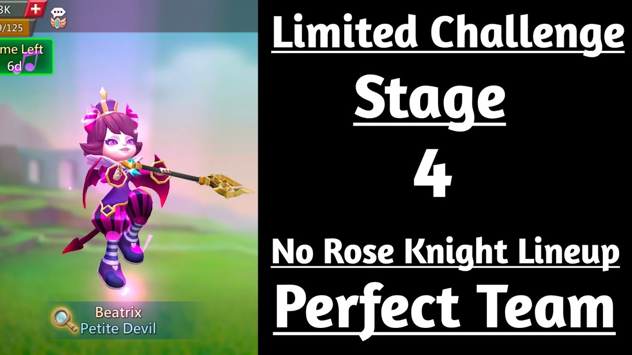 Lords mobile Petite Devil Limited challenge stage 4 Auto|Trick vs Trick Stage 4 Auto