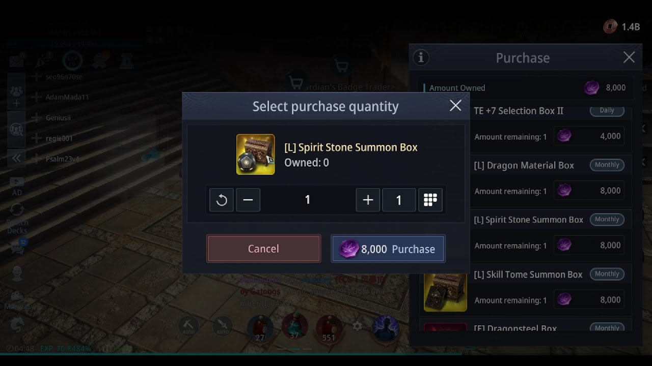 8000 Soulguiding Badge = Legendary Spirit