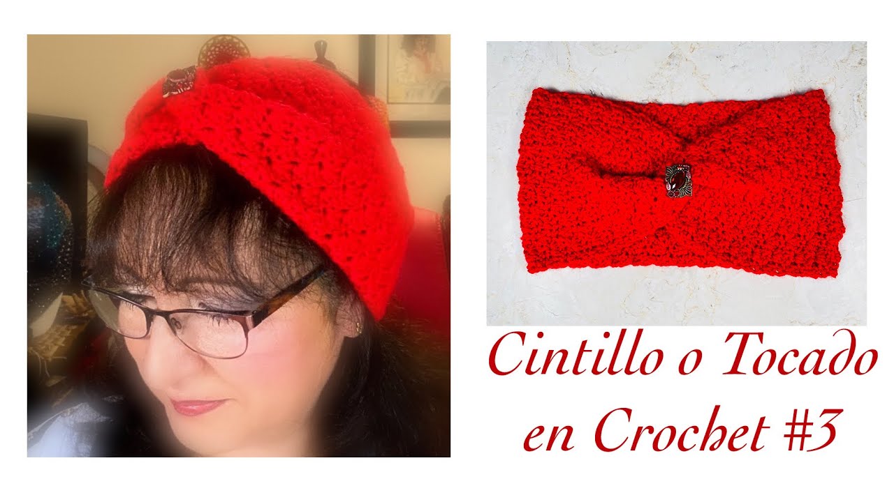 CINTILLO o DIADEMA en Crochet # 3
