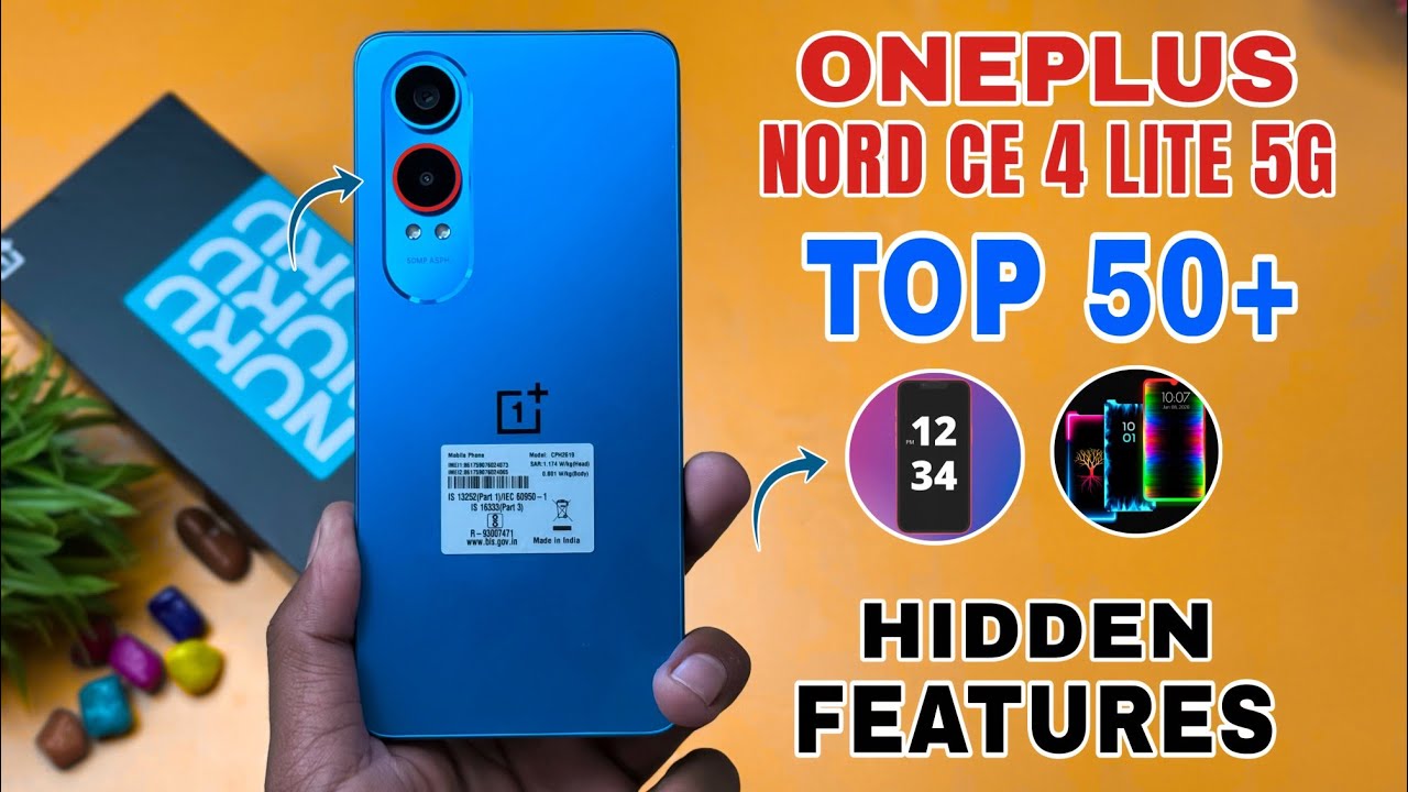 OnePlus Nord CE 4 Lite 5G Top 50++ Hidden Features | Tips And Tricks | OnePlus Nord CE 4 Lite