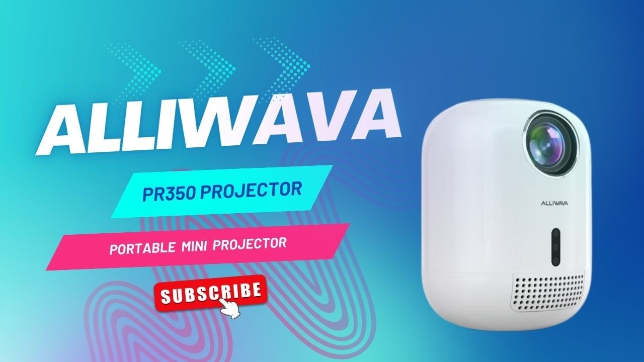ALLIWAVA PR350 - The Best Projector Home Cinema 4K with Auto focus