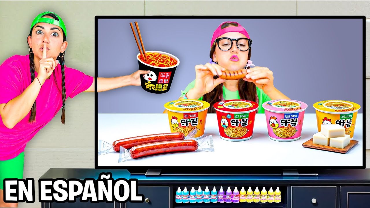 Mukbang Fire Spicy Noodle Tteokbokki 불닭볶음면 떡볶이 TV 속 편의점 음식 먹방 DUBY  도나