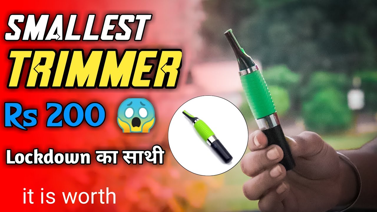mioro touch smallest trimmer sabse Chhota trimmer unboxing