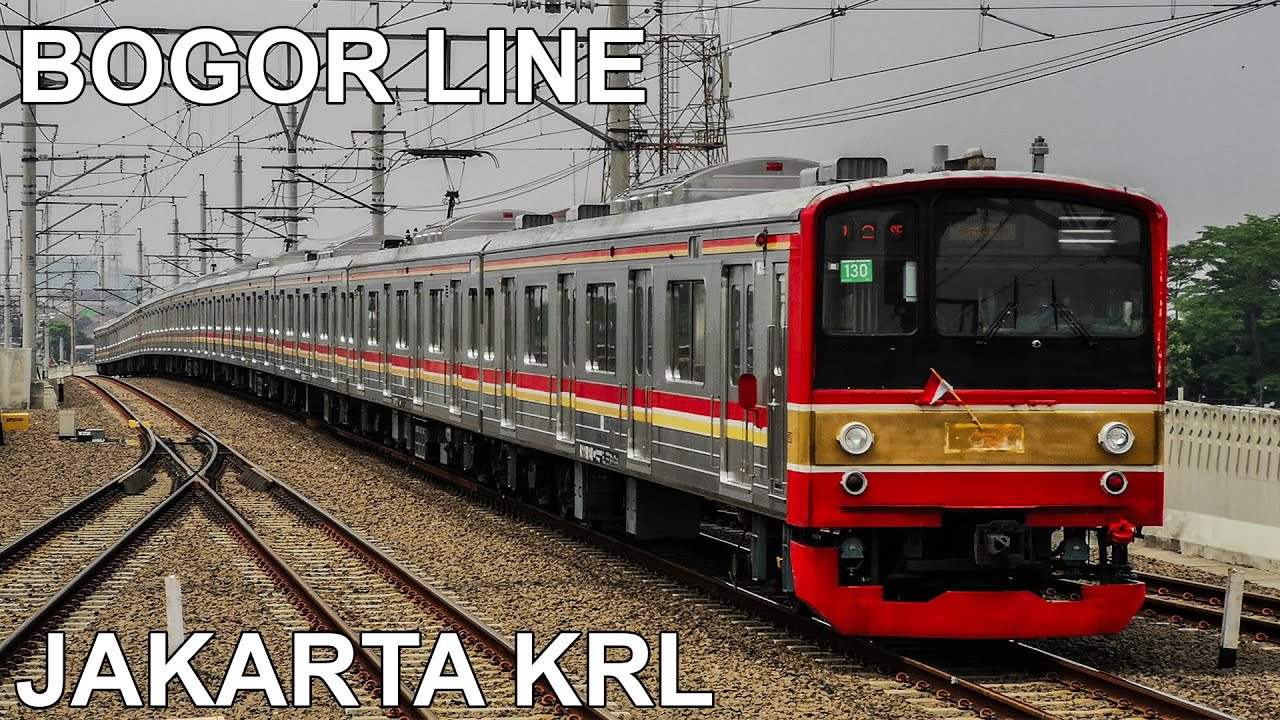 🇮🇩 Jakarta KRL - Bogor Line - Jakarta Commuter Rail System (2022) (4K)