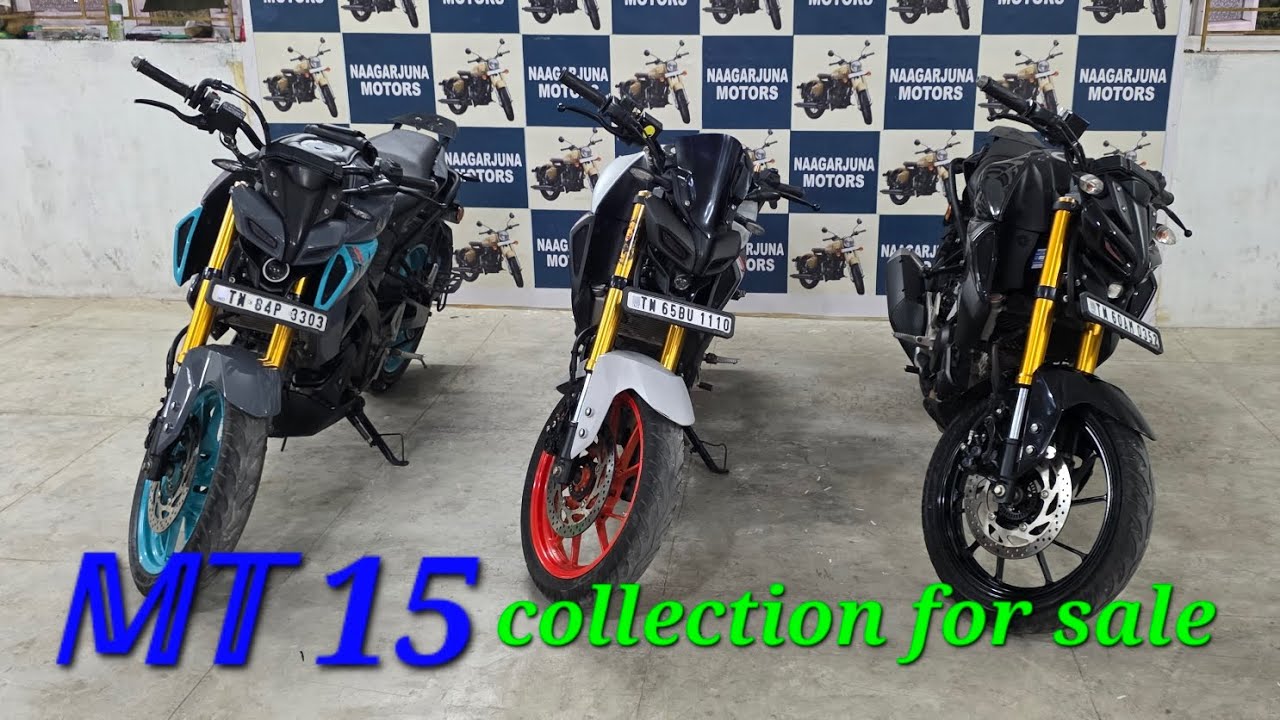 Yamaha MT15 v2 bikes collection for sale in cumbum #naagarjunamotors secondhand usedbikes  scooters 