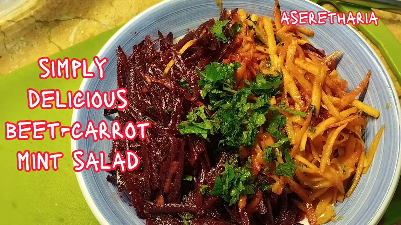 HOW TO MAKE  BEETROOT SALAD | CARROT & BEETROOT SALAD RECIPE | Weight Loss Diet