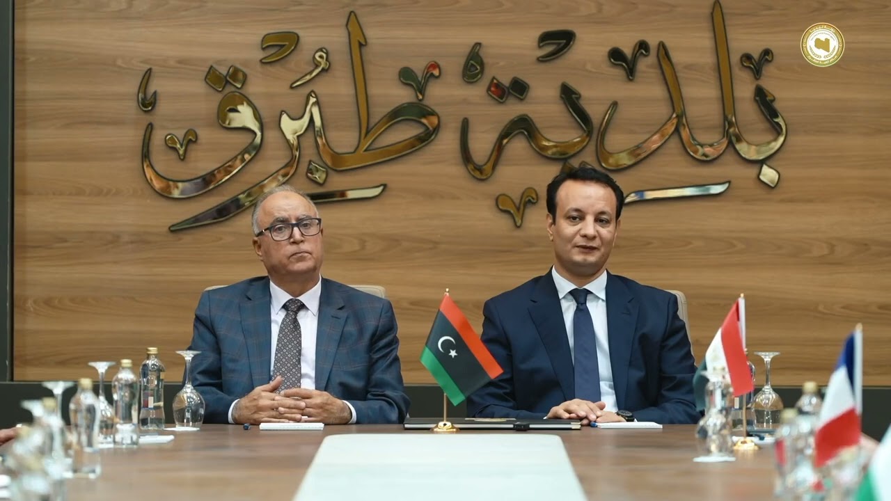 كلمة المهندس بلقاسم خليفة حفتر مدير عام صندوق إعمار ليبيا الاجتماع لمناقشة المشاريع الجديدة في طبرق.