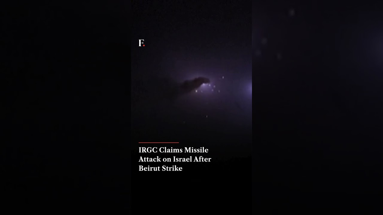 Iran's IRGC Claims Missile Attack on Israel After Beirut Strike