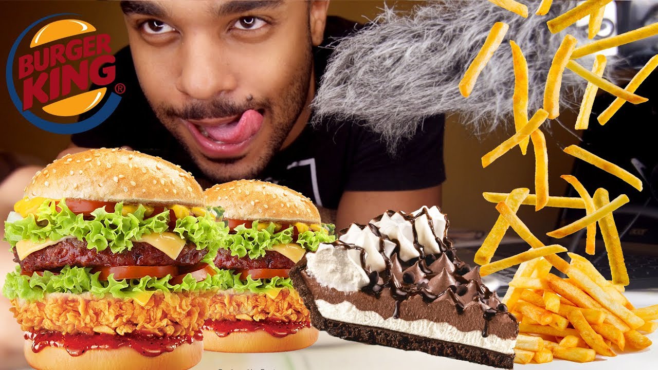 48 ASMR : Eating Burger King & Whisper Rambling.