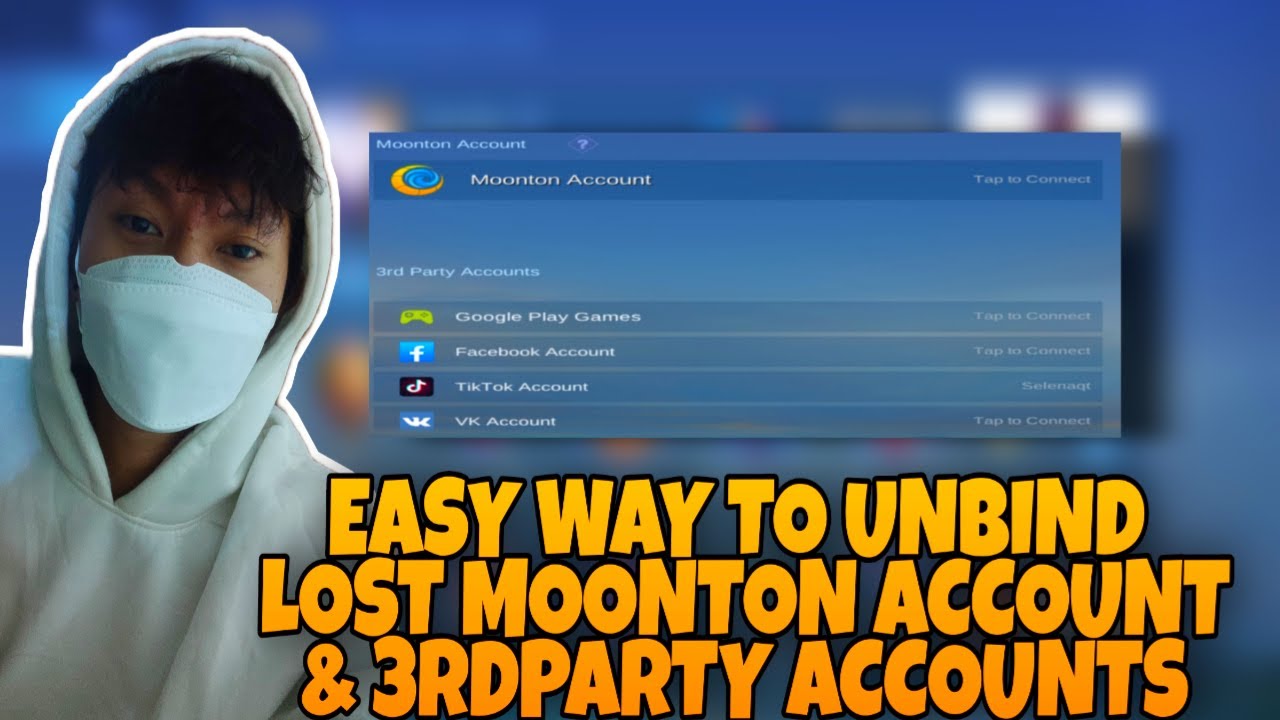 EASY WAY TO UNBIND LOST MOONTON ACCOUNT & 3RD PARTY ACCOUNTS | TUTORIALS 2022