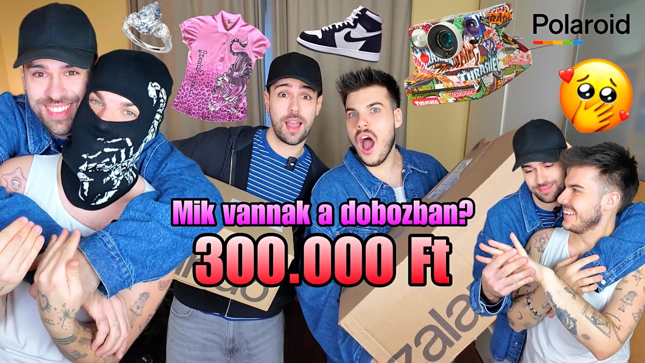 300.000 Ft-ot költöttünk el az interneten Attilával… UNBOXING🤭